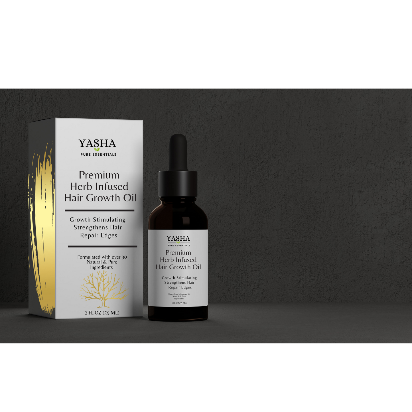 Premium Herb Infused Hair Growth Oil (7474084151538)