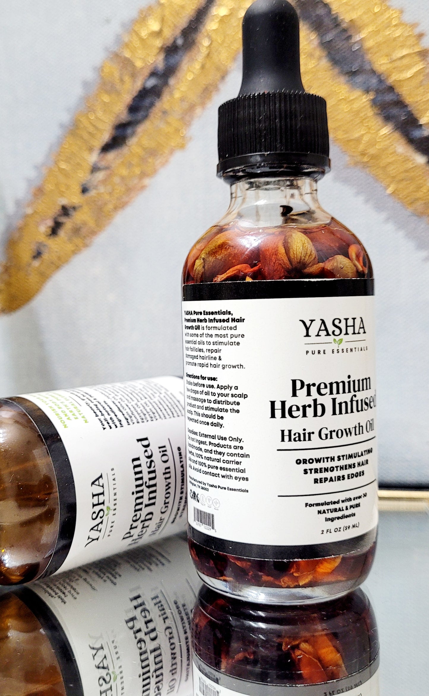 Premium Herb Infused Hair Growth Oil (7474084151538)