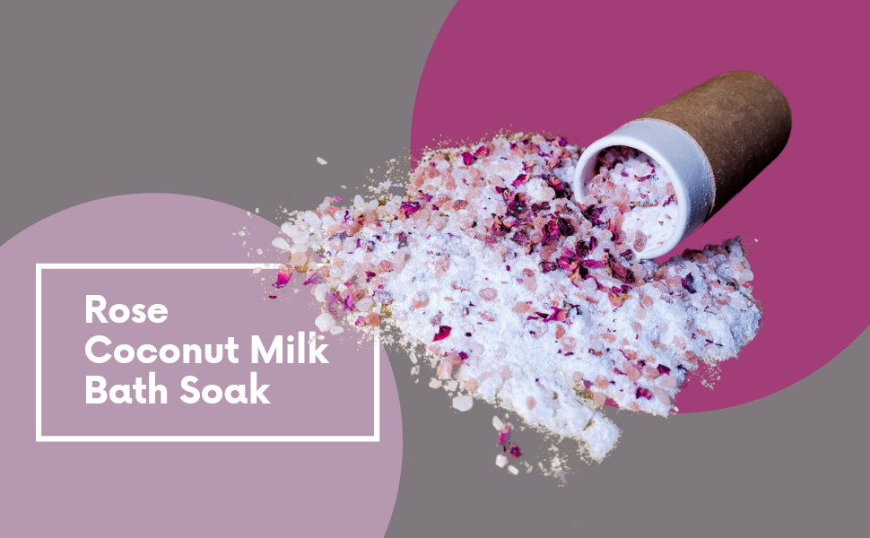 Rose Coconut Milk Bath Soak (7522021540082)