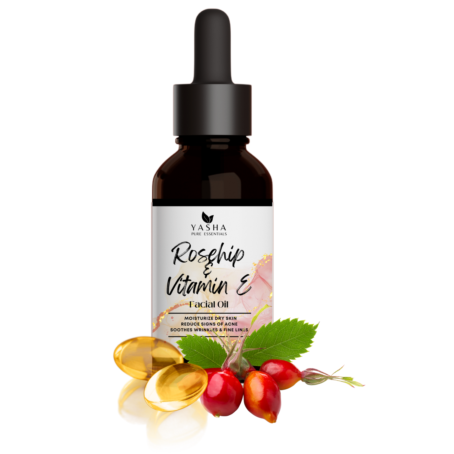 Rosehip & Vitamin E Facial Oil (7536206053618)